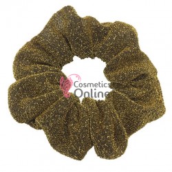 Elastic pentru par cu model color Cod ECD035BB Auriu cu sclipici
